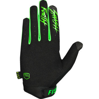 FIST Handwear Strapped Stocker Gloves - Fluoro Green