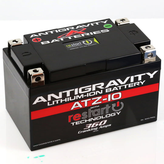Antigravity YTZ10 Lithium Battery w/ Re-Start AG-ATZ10-RS