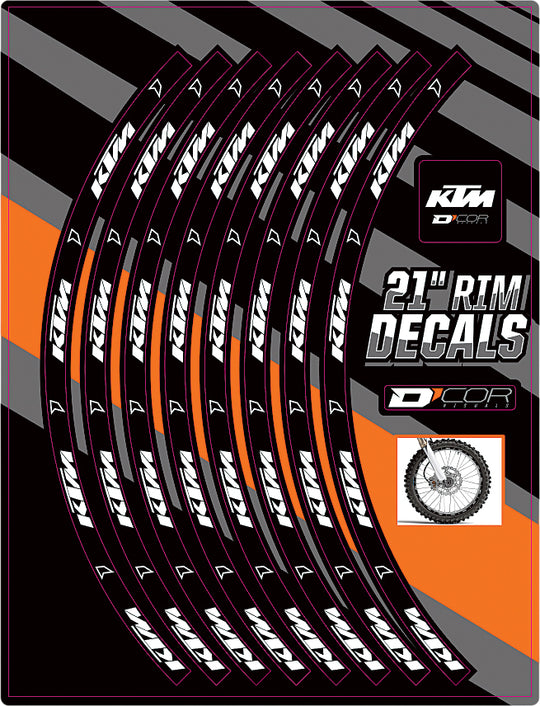D-Cor Rim Decals 21" Front