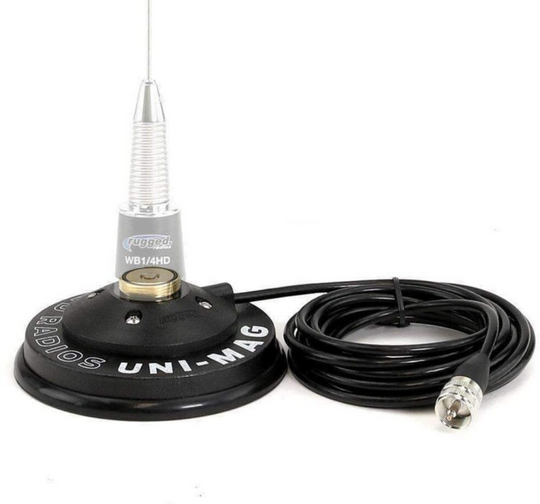 Rugged Radios UNI-MAG Universal NMO/Magnetic Antenna Mount