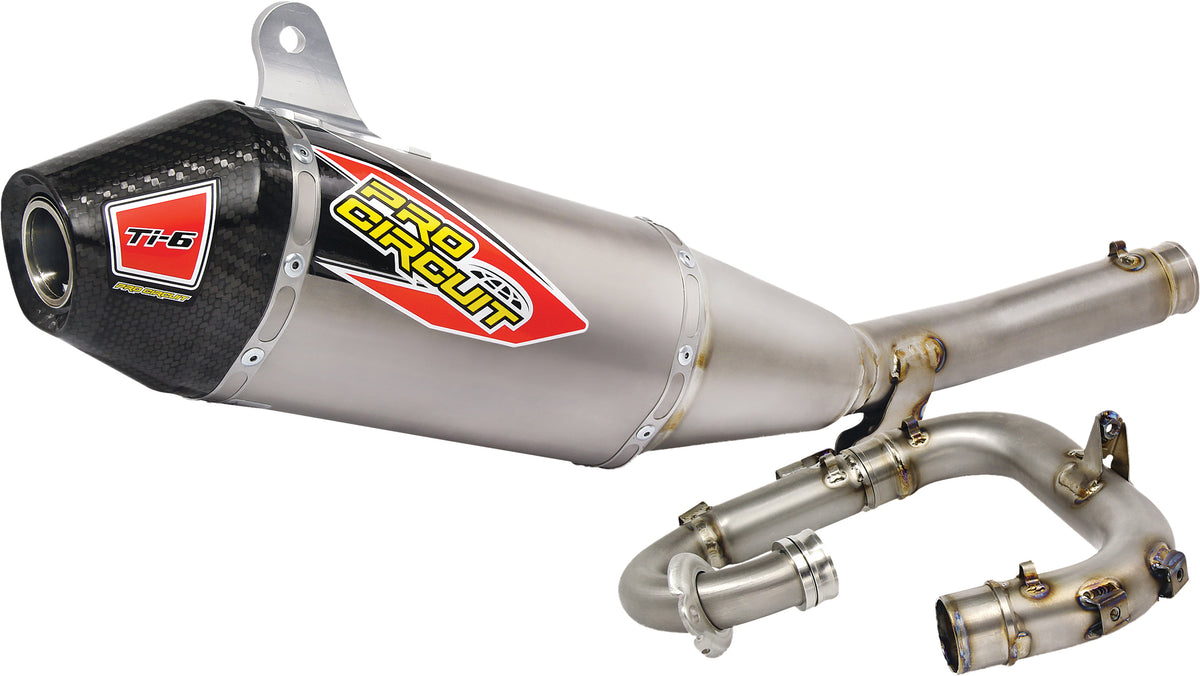 Pro Circuit Ti-6 Titanium Full System with Carbon Cap - Suzuki RM-Z450 2018-2026