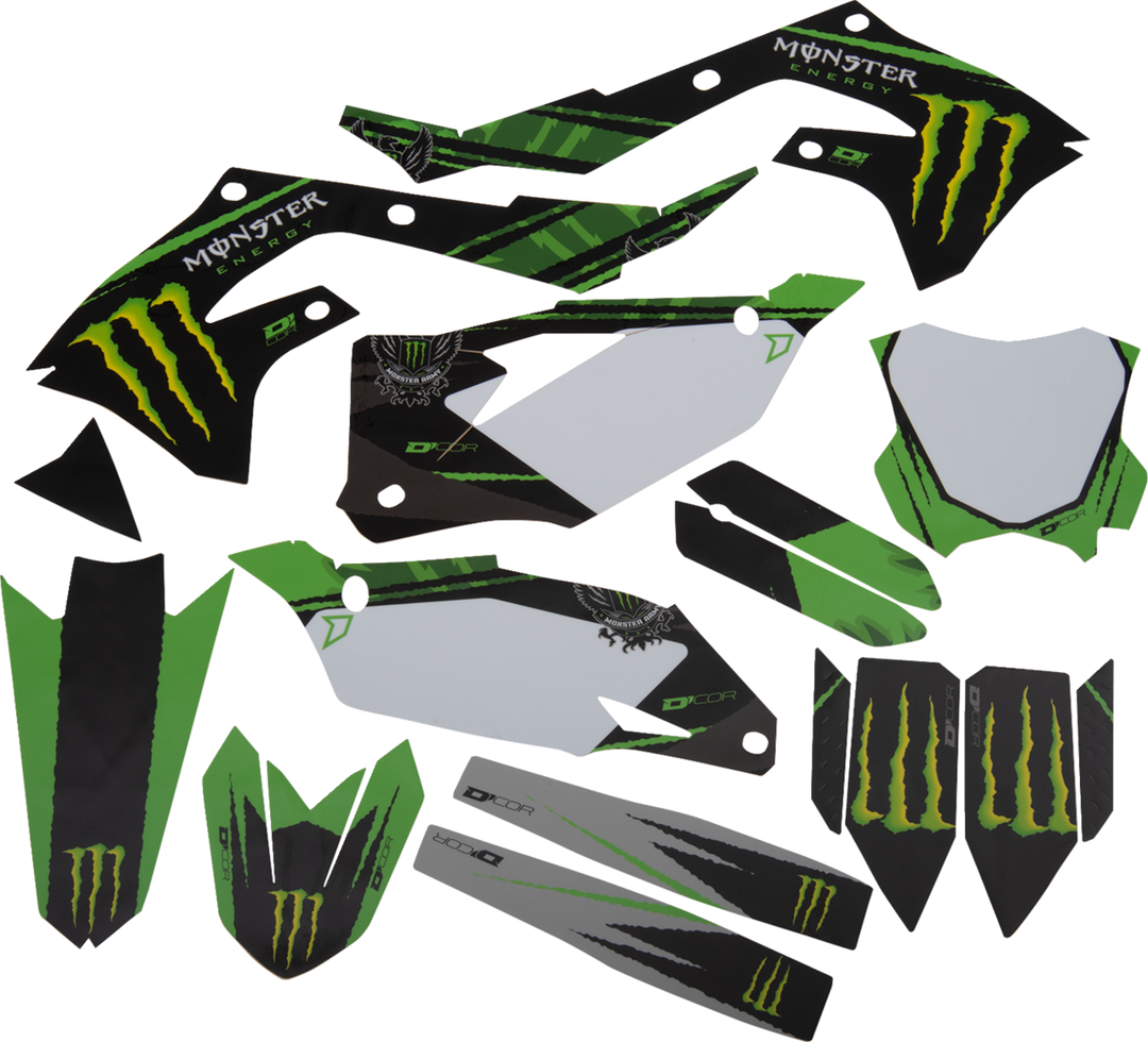 D'cor Visuals Graphic Kit Cor 9 - Kawasaki KX450F 2016-2018