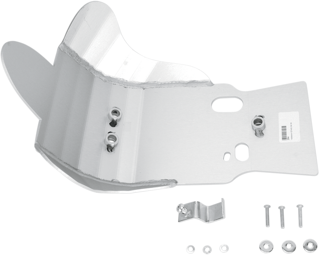 Moose Racing Skid Plate Silver - Yamaha YZ450F 2006-2009