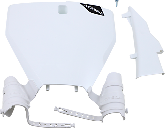 Acerbis Raptor Number Plate White - Husqvarna FC250 and More
