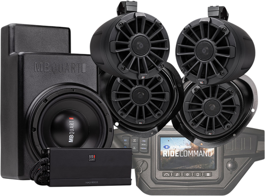 MB Quart Audio Kit General With Ride Command - Polaris General and More
