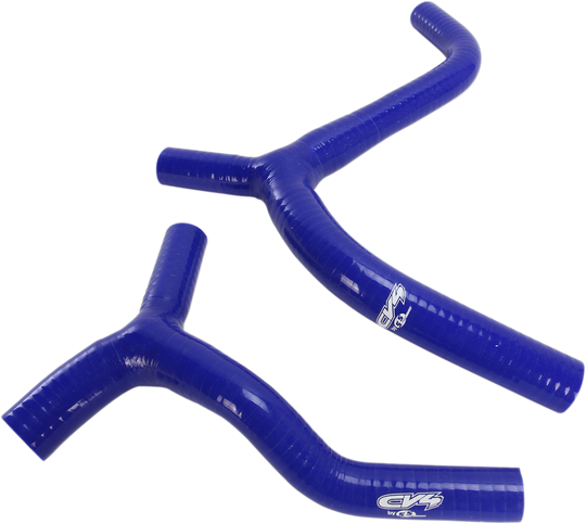 CV4 Performance Radiator Hose Kit Blue - Kawasaki KX450F and More