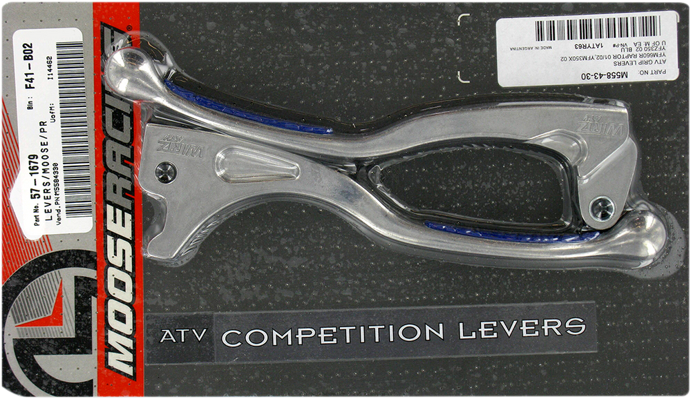 Moose Racing Competition Grip Lever Set Black - Yamaha Banshee and More