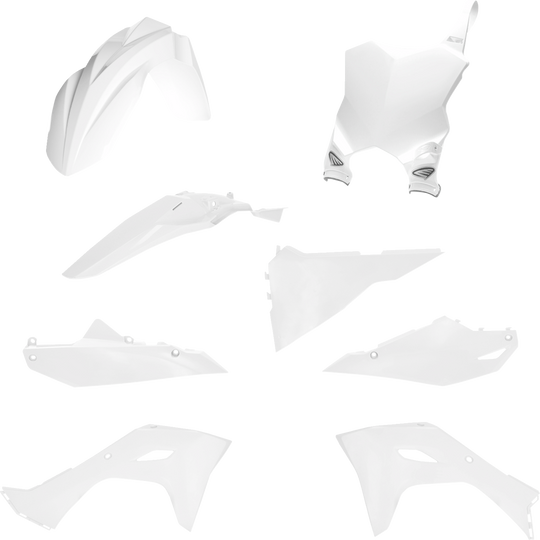 Cycra 5 Piece Replica Body Kit White - Kawasaki KX250F and More