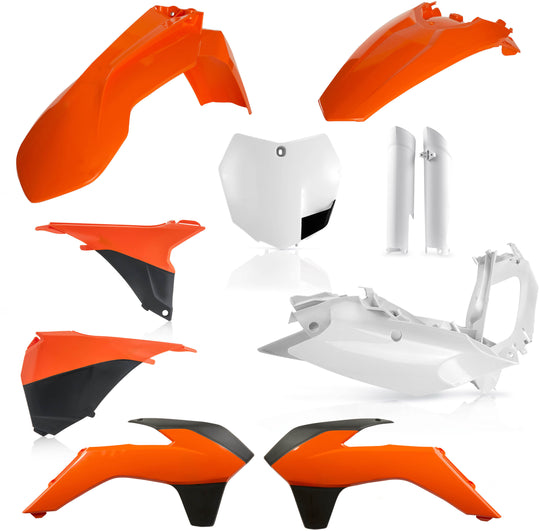 Acerbis Full Plastic Kit Kit Orange (2449585226)