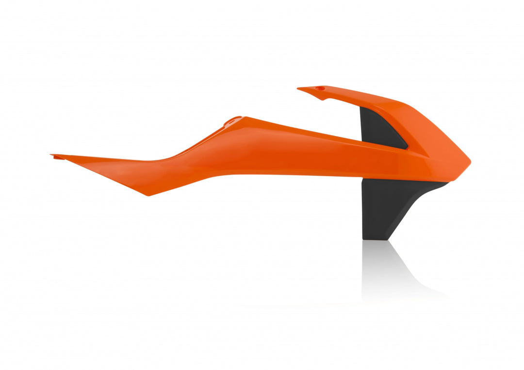 Acerbis Radiator Shroud Shrouds Orange and Black (2685965225)