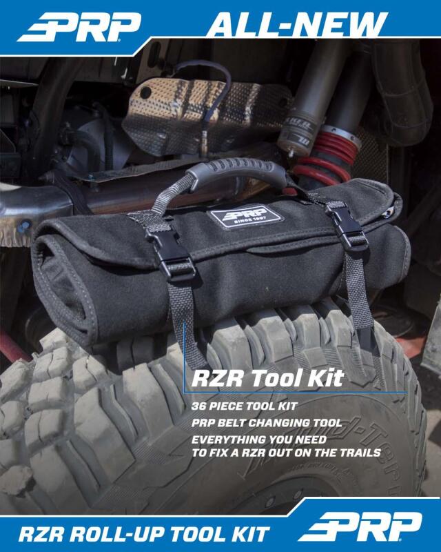 PRP Seats PRP RZR Roll Up Tool Bag with 36pc Tool Kit - Polaris
