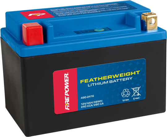 Fire Power Featherweight Lithium Battery 240 CCA HJTX14-FP-B