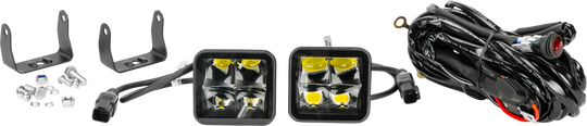 Open Trail Stealth Series LED Pod Lights - Pair - 3 in Spot