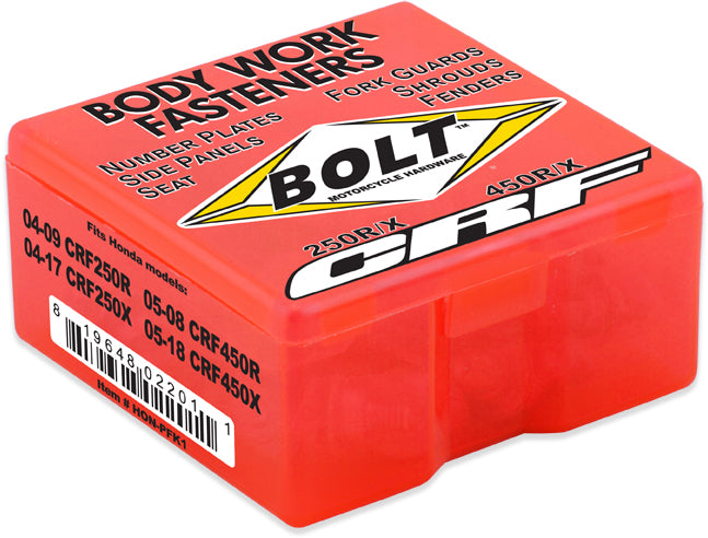 Bolt Full Body Work Fastener Kit Full Plastic (HON-PFK1)