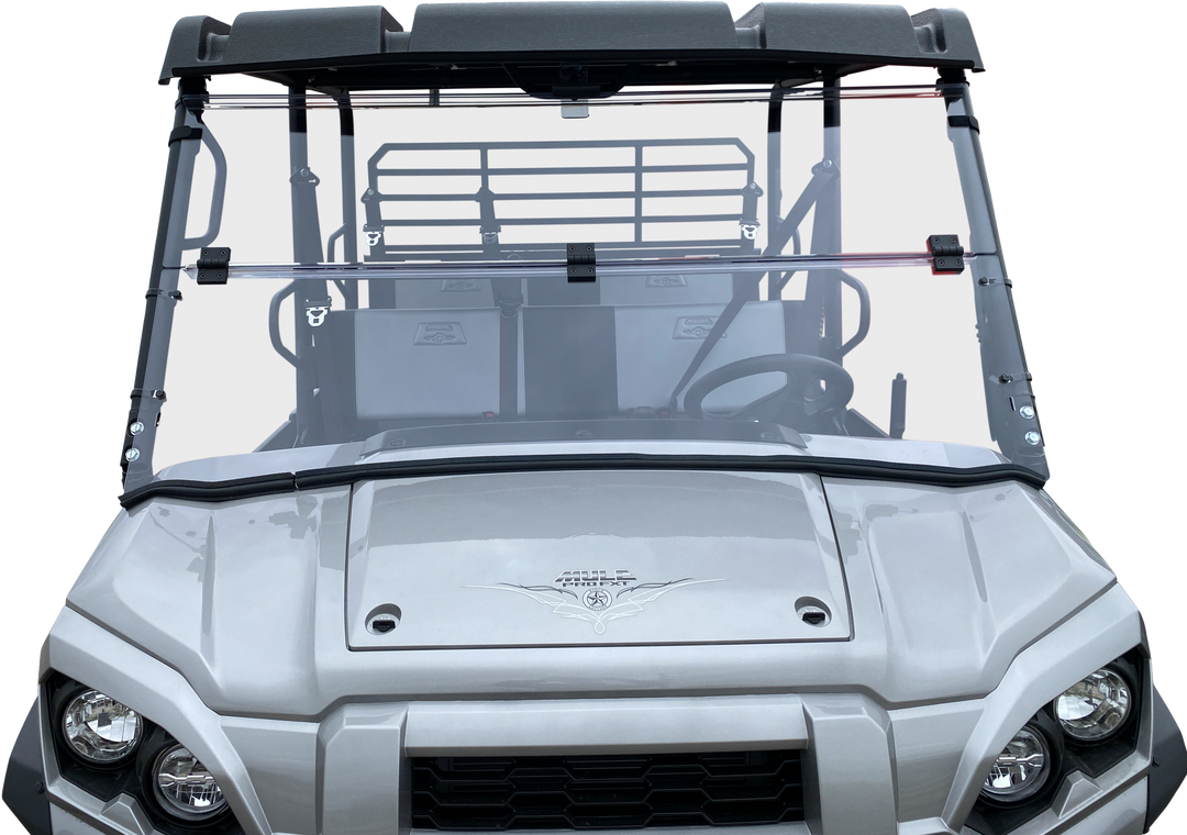 Open Trail Folding UTV Windshield - Kawasaki Mule / Teryx - Mule PRO-FX / FXT / DX / DXT 2015-2026