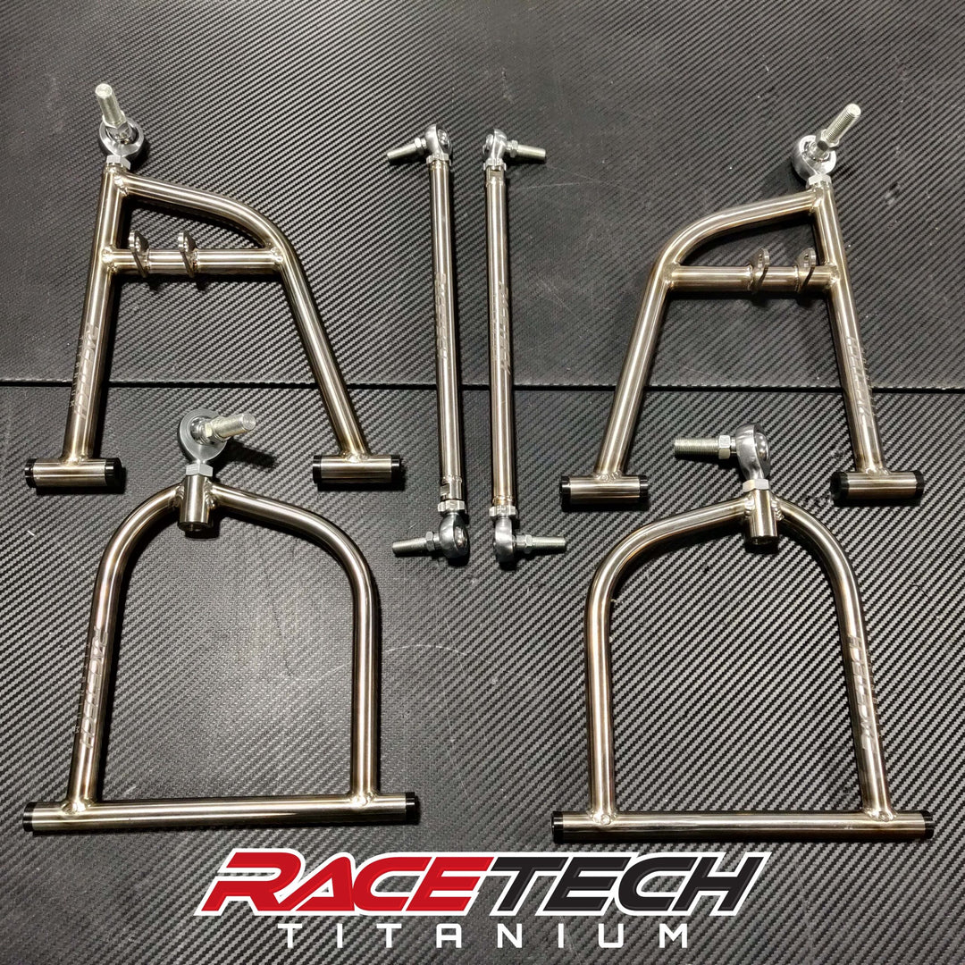 RaceTech Titanium +3-1 Drag A-arm Kit - Yamaha Banshee