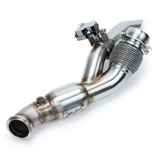 EVP Racing Shocker Electric Side-Dump Down Pipe with Bullet Muffler for Can-Am Maverick R