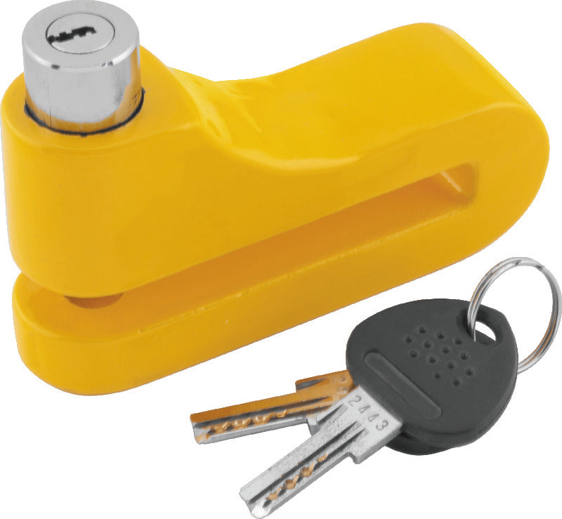 BikeMaster Bully Lock Disc Lock 10mm - Yellow