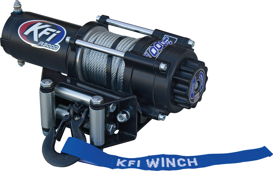 KFI A3000 3000 lb ATV Winch - Steel Cable