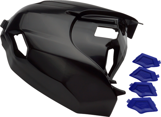 Cycra Air Box Cover Vented Black - Yamaha WR250F and More