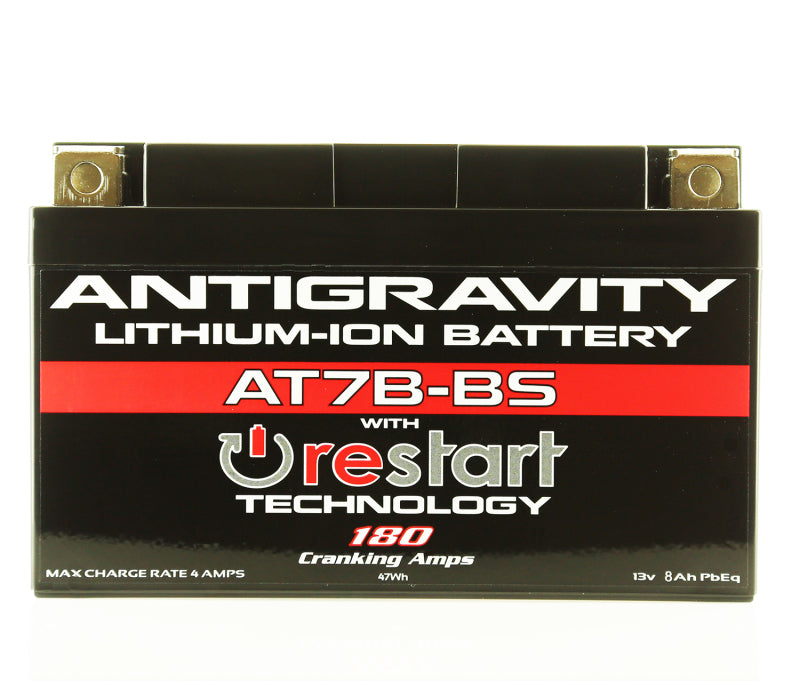 Antigravity YT7B-BS Lithium Battery w/ Re-Start AG-AT7B-BS-RS