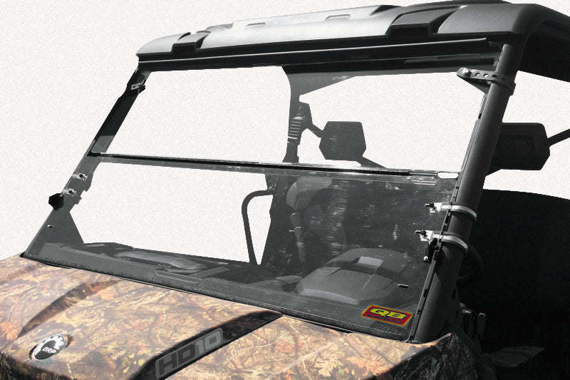 QuadBoss Can-Am Defender HD8/9/10/Max HD8/10 Folding Windshield