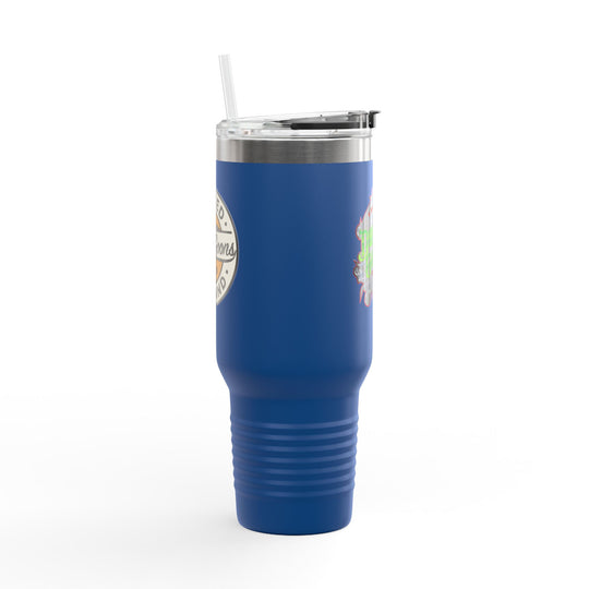 40oz Insulated Travel Mug — 'Dune Goons' Desert Racing Logo Tumbler