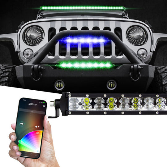 XK Glow Multi-Color XKchrome RGBW LED Light Bar - 38 in