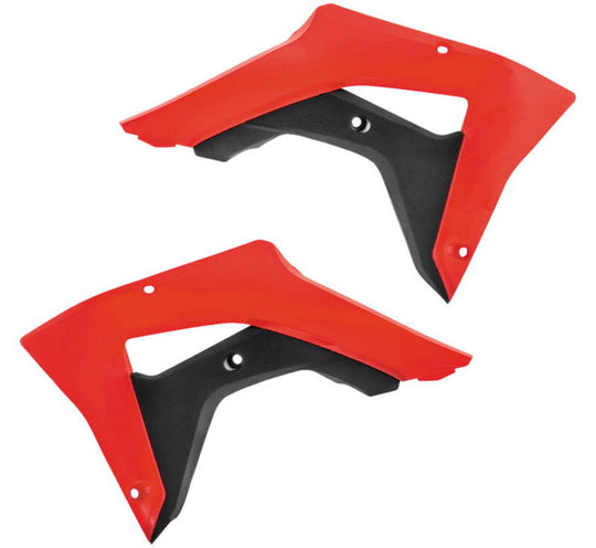 Acerbis Radiator Shroud - 17-21 Hon CRF250RX/450L/RX/X - Red/Blk