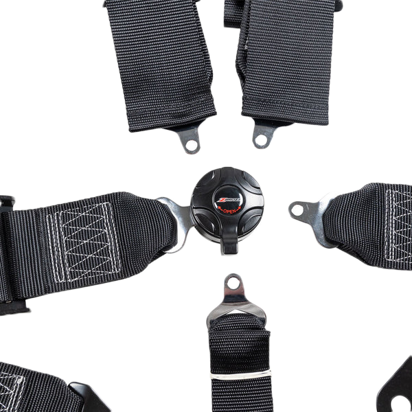 Z-Broz 5-Point Cam-Lock UTV Harness - SFI 16.1 - Black - 3 in
