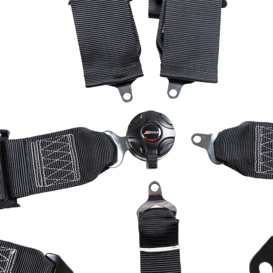 Z-Broz 5-Point Cam-Lock UTV Harness - SFI 16.1 - Black - 3 in
