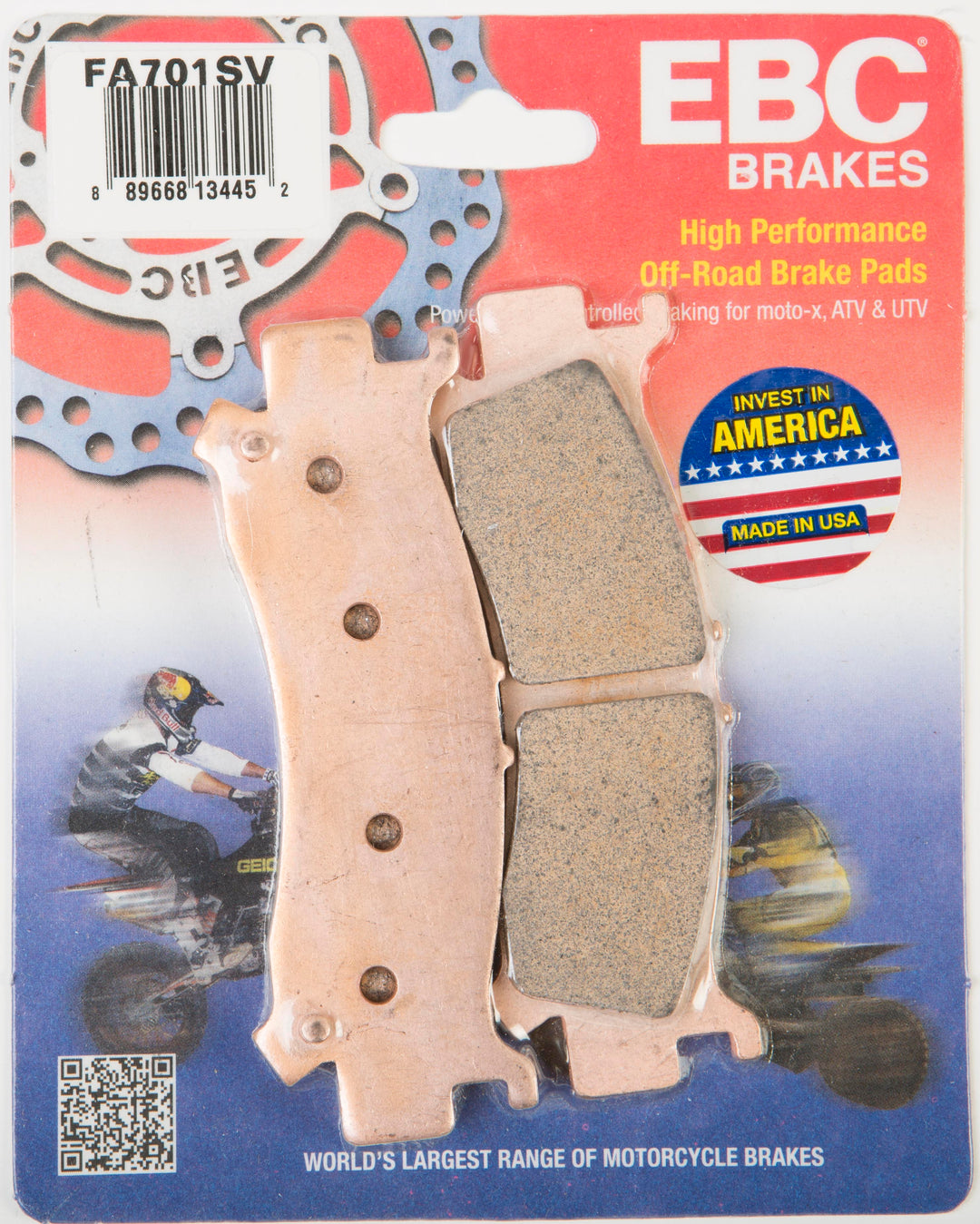 EBC Standard Brake Pads FA701SV Severe Duty SV