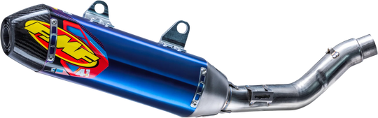 FMF Factory 4.1 Slip-On Exhaust 4.1 RCT Anod TI S/O with Carbon Cap (042412)