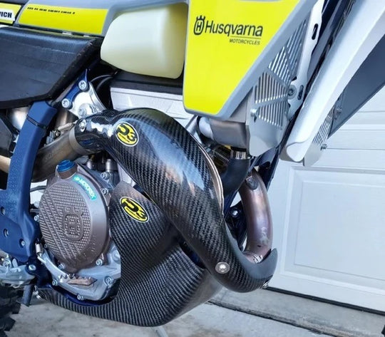 P3 Carbon Carbon Fiber Header Heat Shield Fiber KTM/Husqvarna (201087)