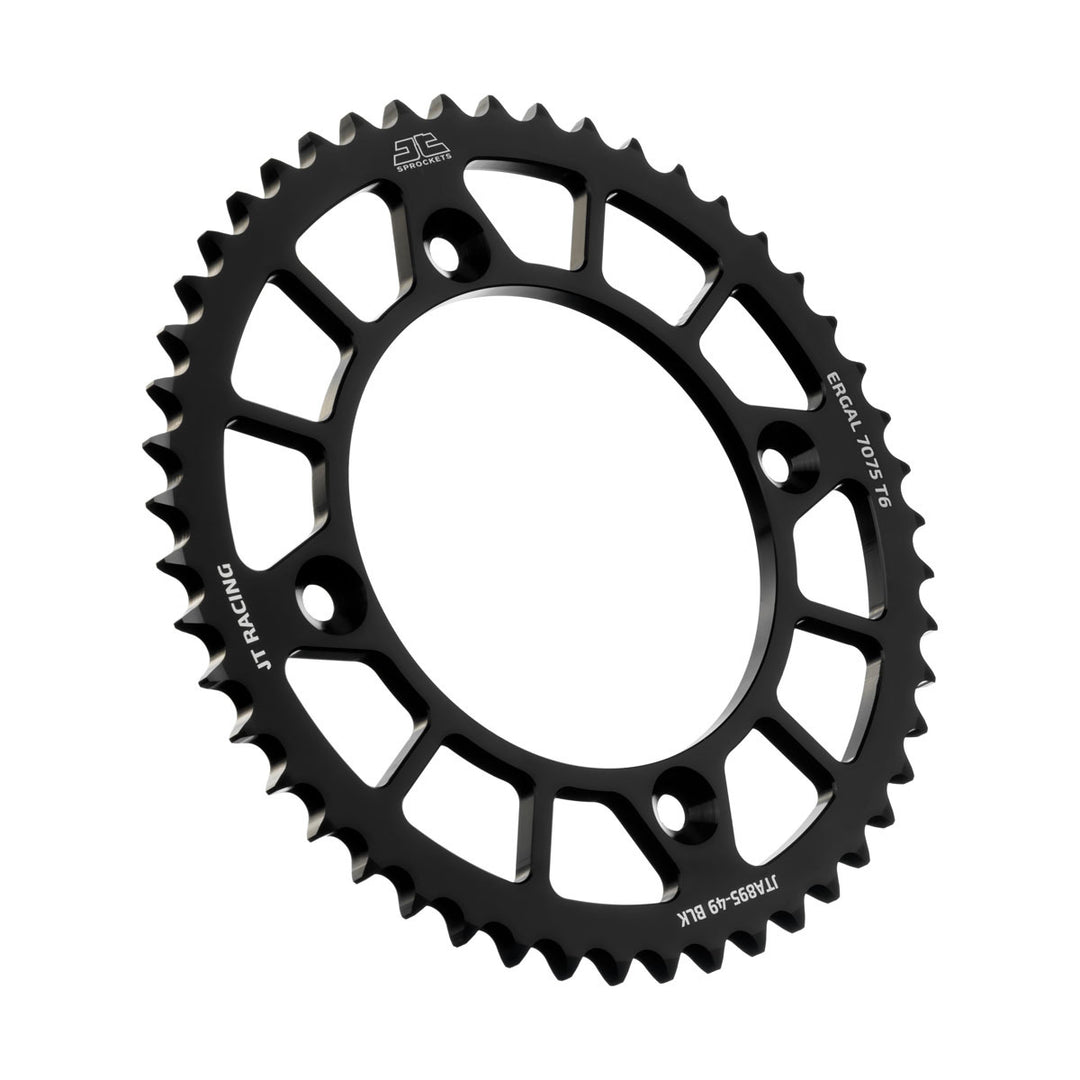 JT Sprockets Aluminum Racelite Rear Sprocket 49T-428 Black