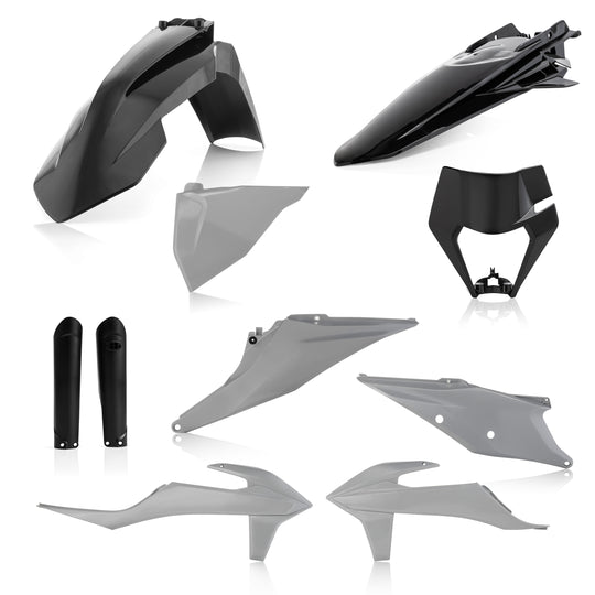 Acerbis Full Plastic Kit Kit KTM Grey and Black (2791541001)