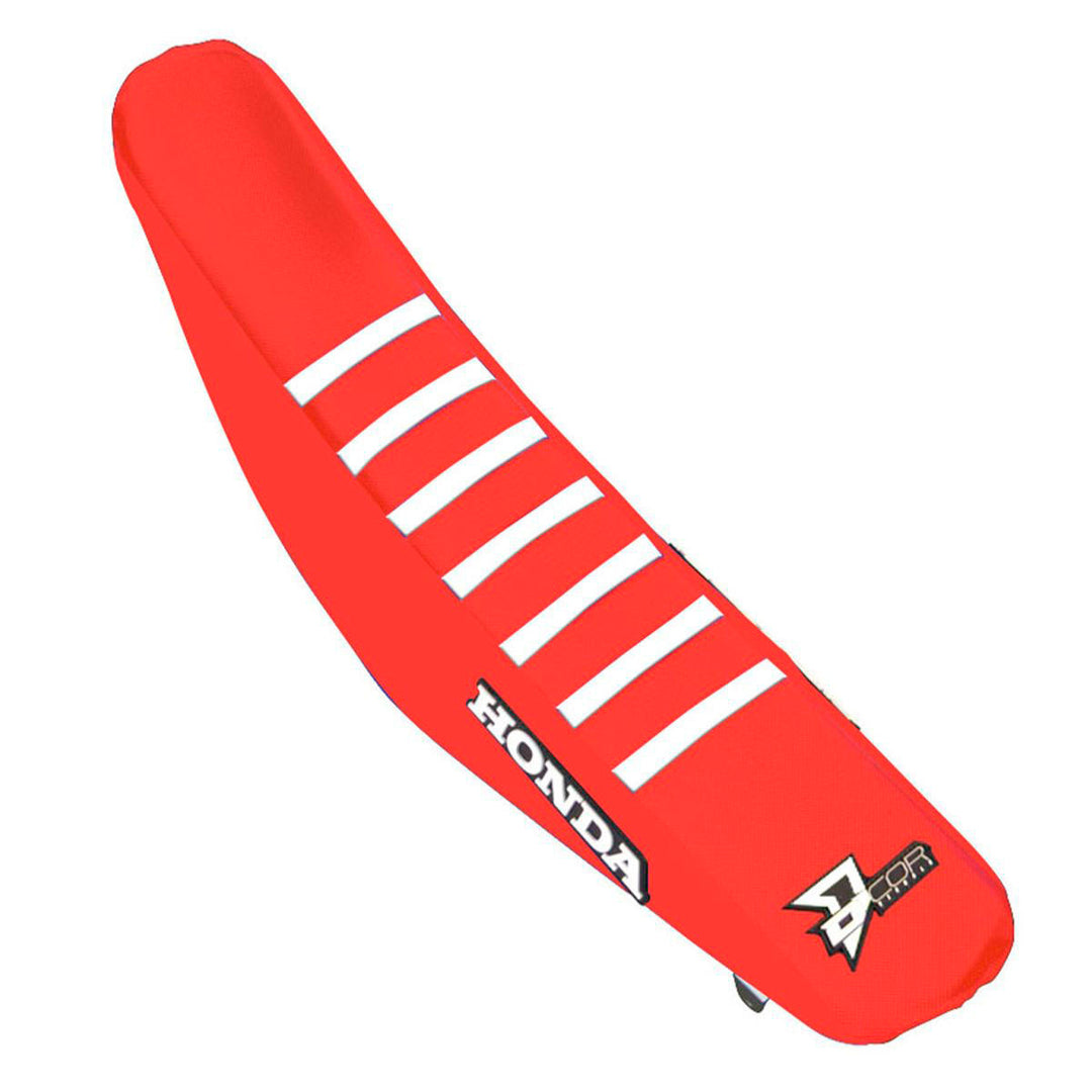 D-Cor Seat Cover Cover Red with White Ribs (30-10-501)