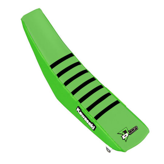 D-Cor Seat Cover Cover Green Black Ribs KX450 (30-20-476)