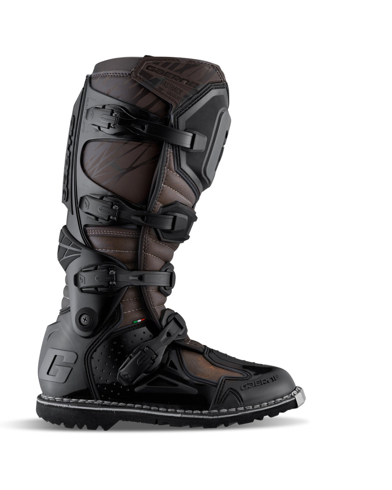 Gaerne Fastback Endurance Enduro Boot - Black/Brown - Size 9
