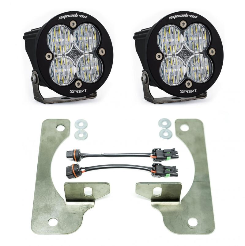 Baja Designs Sport Fog Pocket Kit - 2018+ Jeep Wrangler JL Rubicon