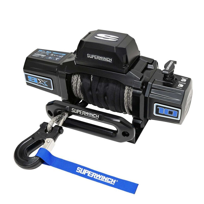 Superwinch SX10SR Synthetic Rope Winch - Semi Gloss Black