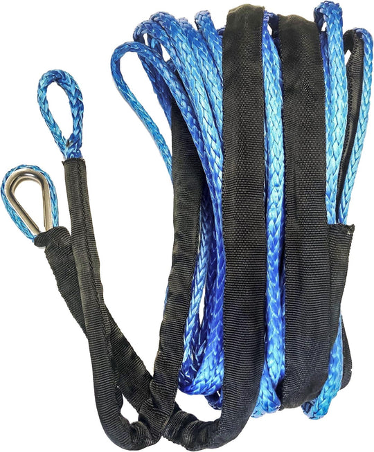 Open Trail Synthetic Winch Rope - 3/16 in x 50 ft - Blue