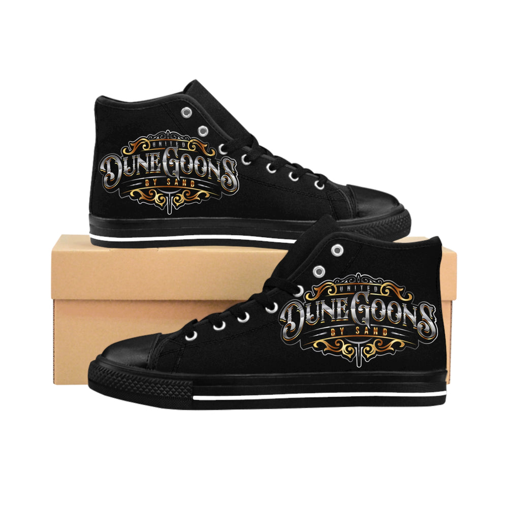 Dune Goons Logo High-Top Sneakers — Men's Classic Canvas Shoes