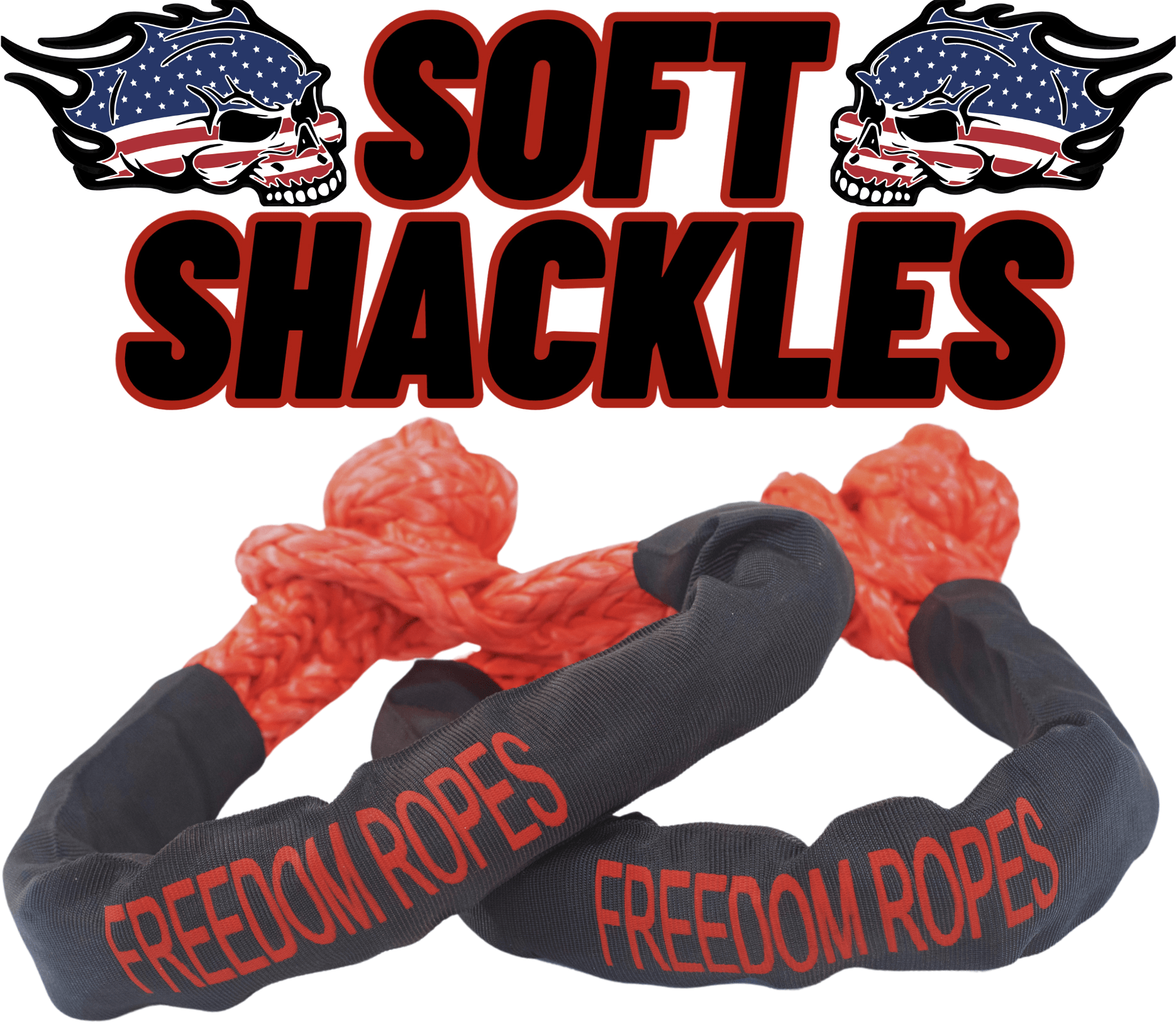 3/8" Synthetic Soft Shackles (2 - Pack) - Dune Goons