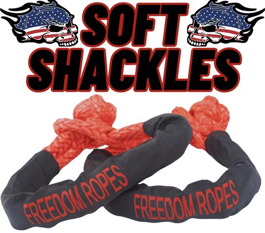 3/8" Synthetic Soft Shackles (2 - Pack) - Dune Goons