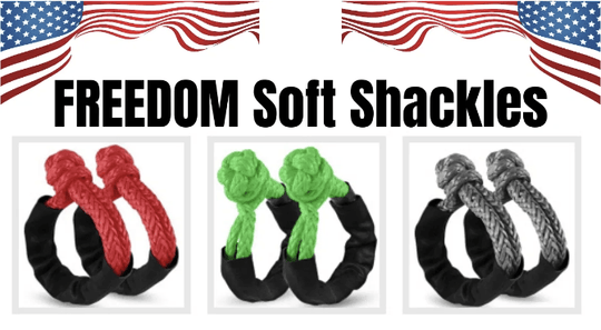 3/8" Synthetic Soft Shackles (2 - Pack) - Dune Goons