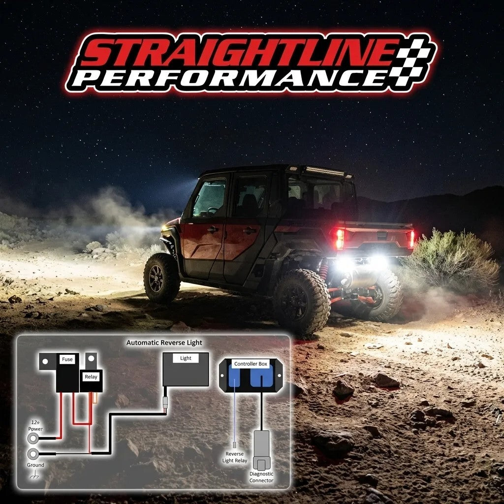 Straightline SmartWire Plug-and-Play Backup / Reverse Light Kit - Polaris - Xpedition 2024-2026 - Single Light