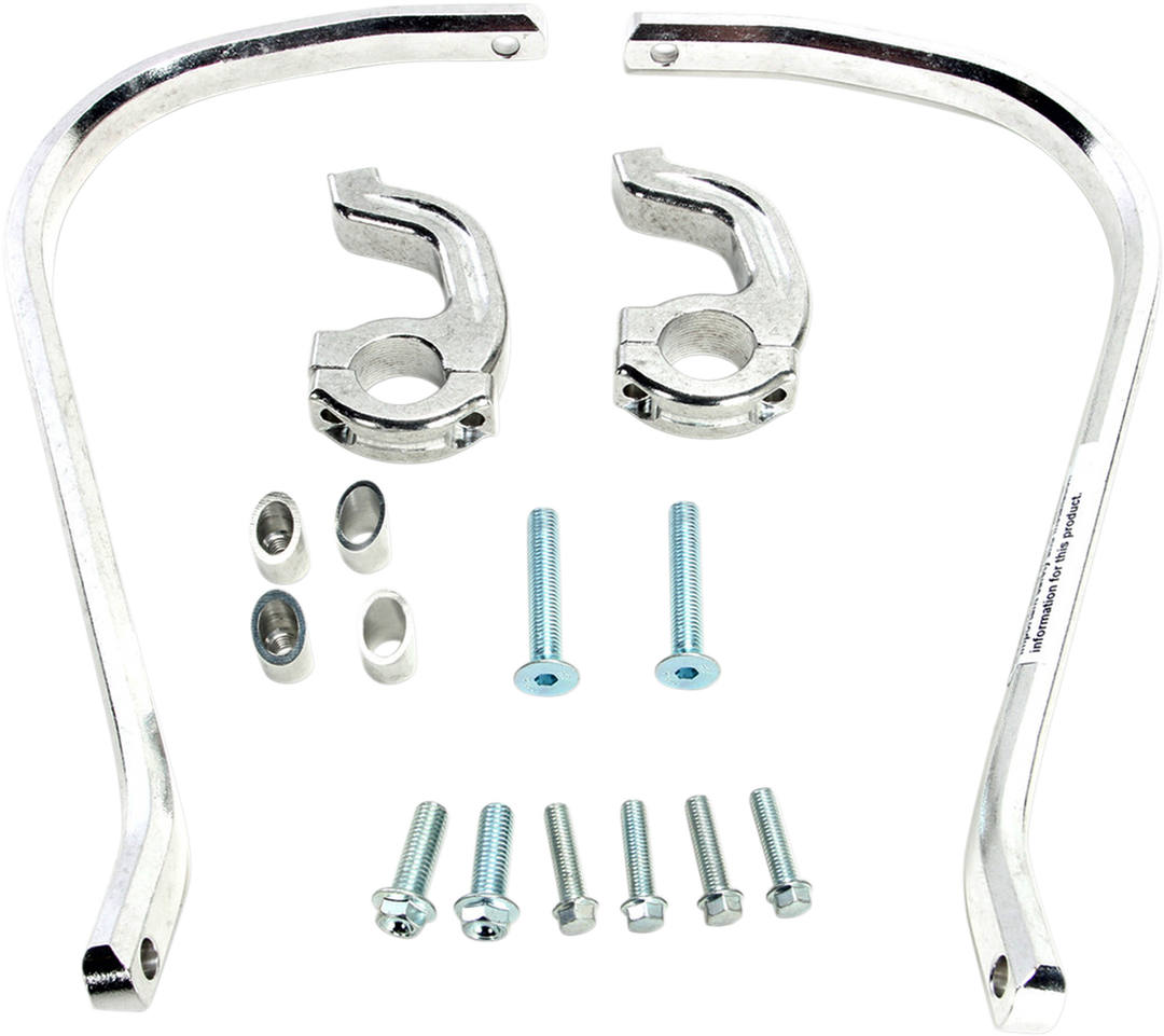 Moose Racing Contour Handguards 1-1/8" Silver - Honda CRF450R and More