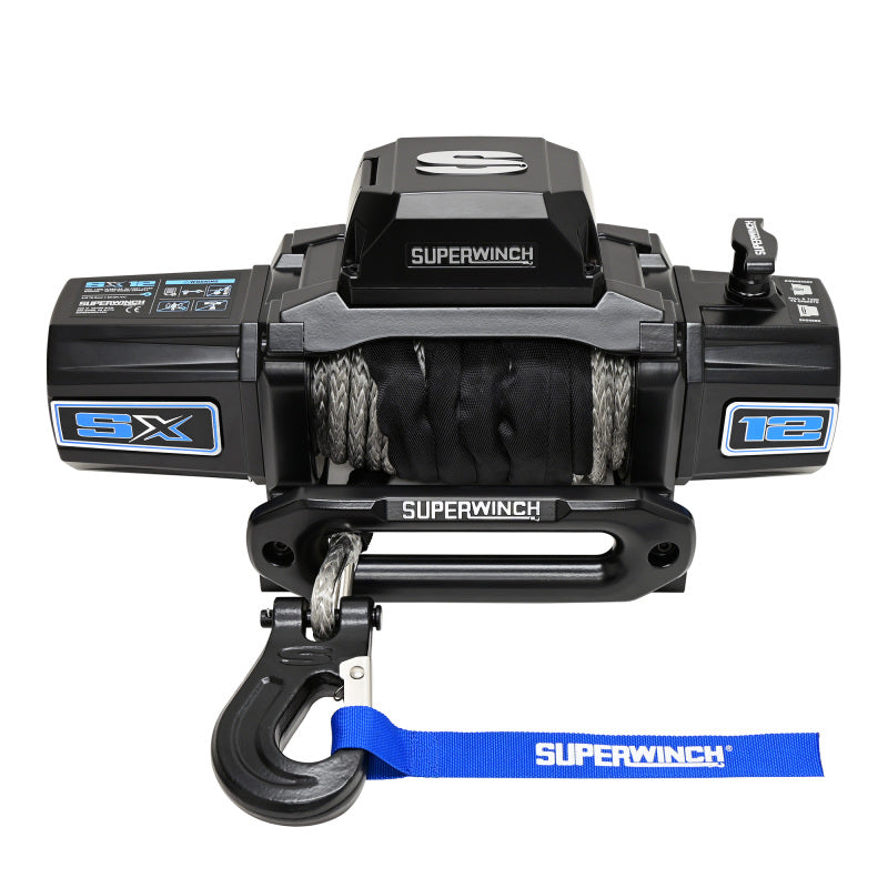 Superwinch SX12SR Synthetic Rope Winch - Semi Gloss Black