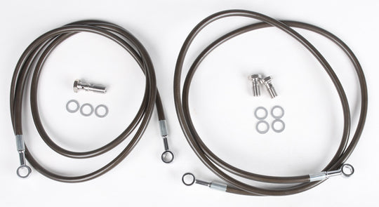 Streamline Front Brake Line Kit 3-Line Smoke
